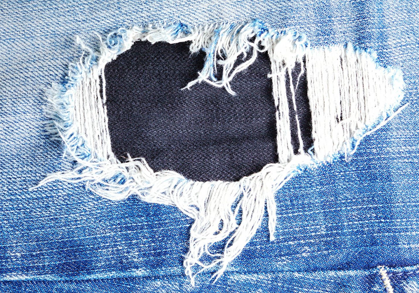 torn jeans